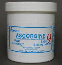 Tower's Ascorsine-9 vitamin C/lysine/proline powdered drink mix.  Eliminates 760 pills per month.